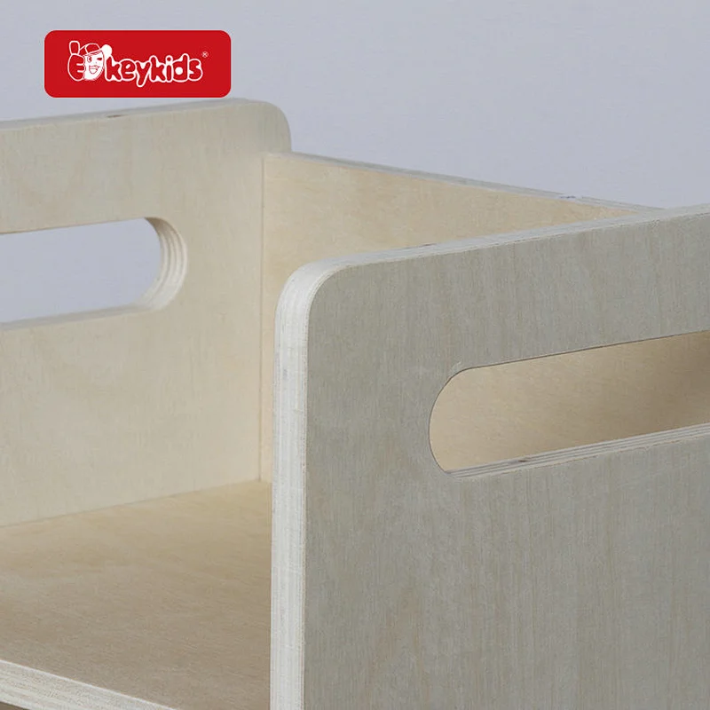 Modern Montessori Wooden Small Table & Chair Set with Activity Blackboard - Toddler Drawing Play Table for Living Room W08G509